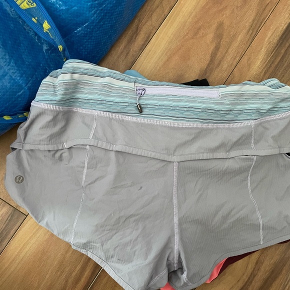 4 lululemon speed shorts - Picture 8 of 9